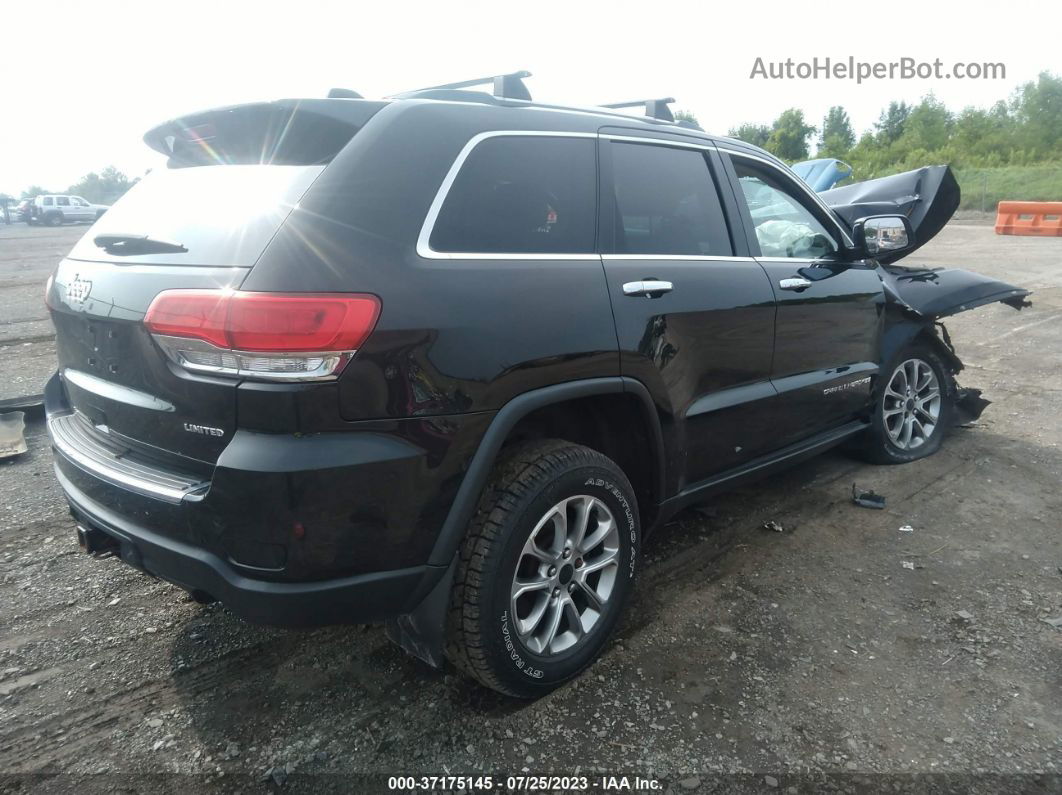 2015 Jeep Grand Cherokee Limited Black vin: 1C4RJFBG6FC229968