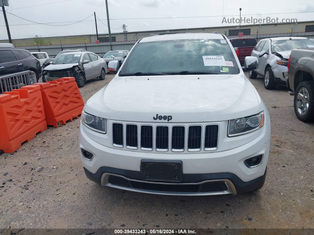 2015 Jeep Grand Cherokee Limited White vin: 1C4RJFBG6FC665462