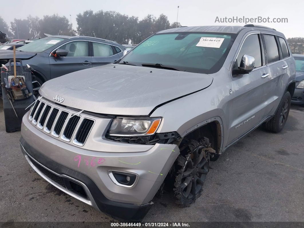 2015 Jeep Grand Cherokee Limited Silver vin: 1C4RJFBG6FC713185