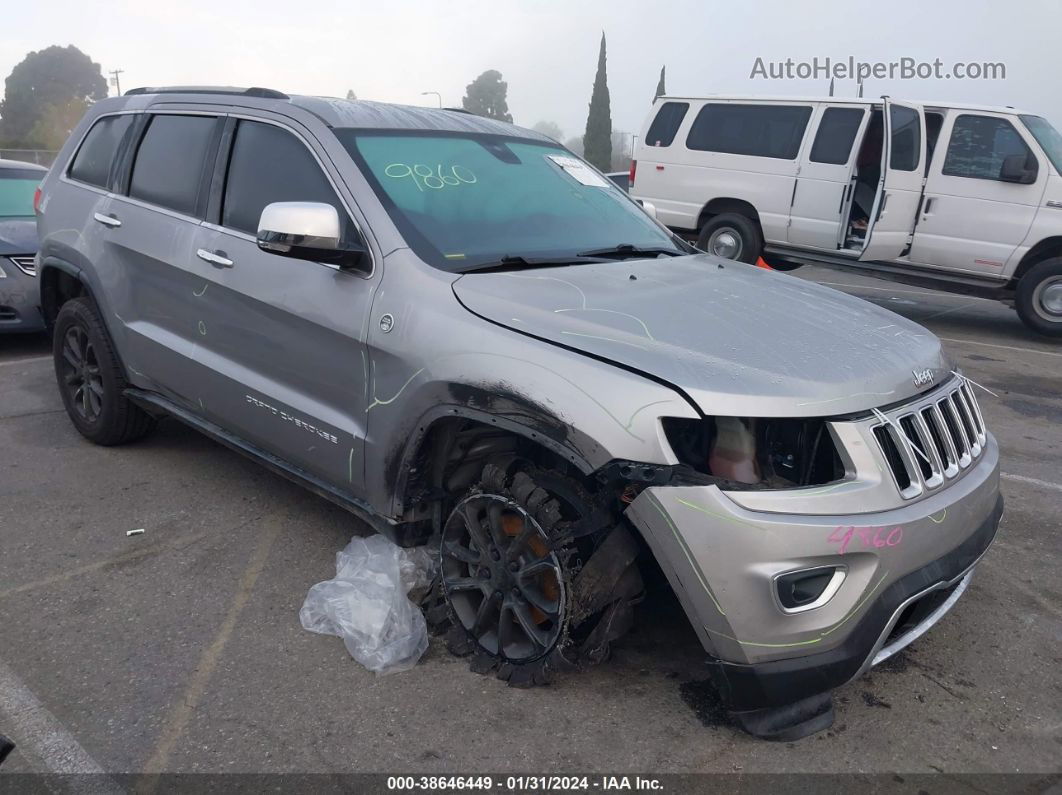 2015 Jeep Grand Cherokee Limited Серебряный vin: 1C4RJFBG6FC713185