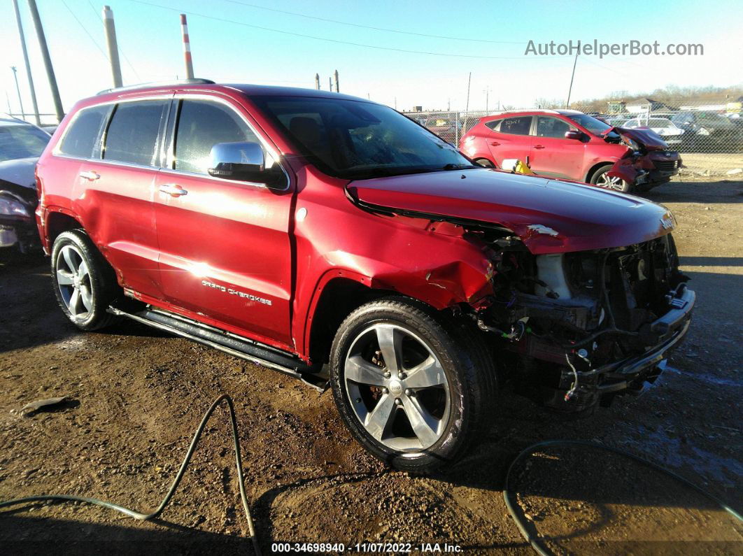 2015 Jeep Grand Cherokee Limited Красный vin: 1C4RJFBG6FC716443