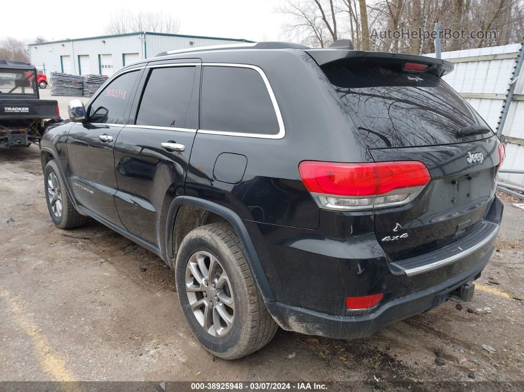 2015 Jeep Grand Cherokee Limited Black vin: 1C4RJFBG6FC806661