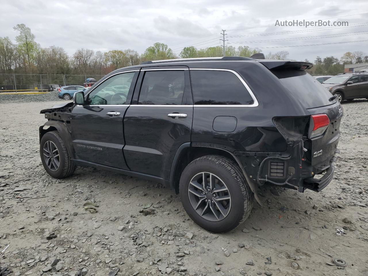 2019 Jeep Grand Cherokee Limited Черный vin: 1C4RJFBG6KC614232