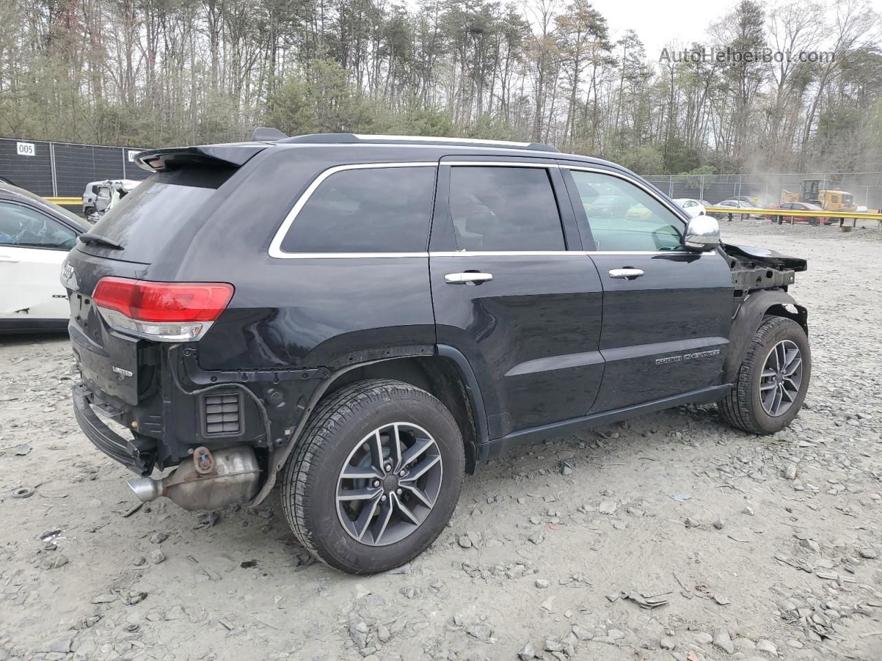 2019 Jeep Grand Cherokee Limited Черный vin: 1C4RJFBG6KC614232