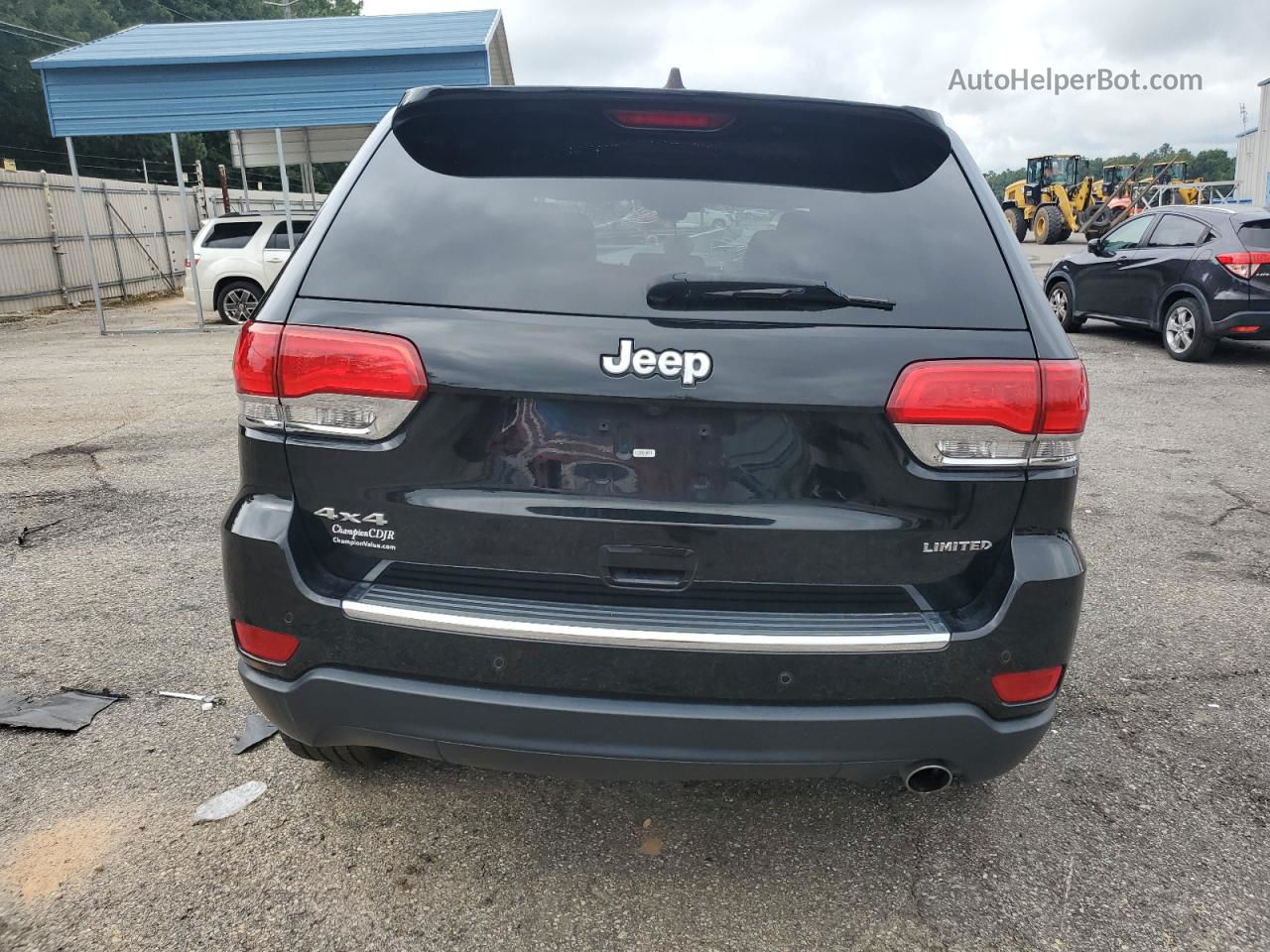 2019 Jeep Grand Cherokee Limited Black vin: 1C4RJFBG6KC745693