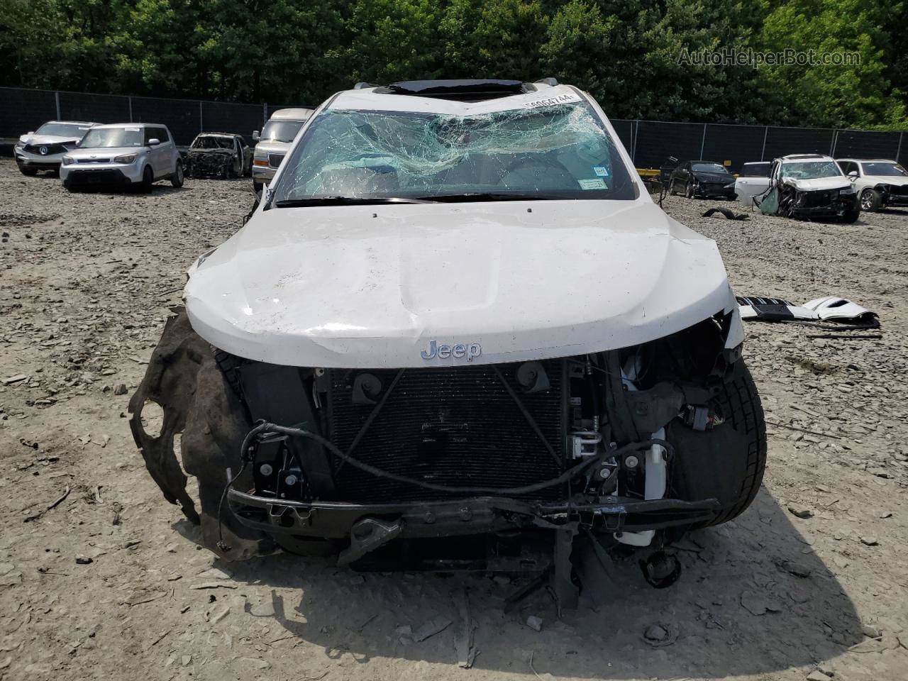 2019 Jeep Grand Cherokee Limited White vin: 1C4RJFBG6KC782548