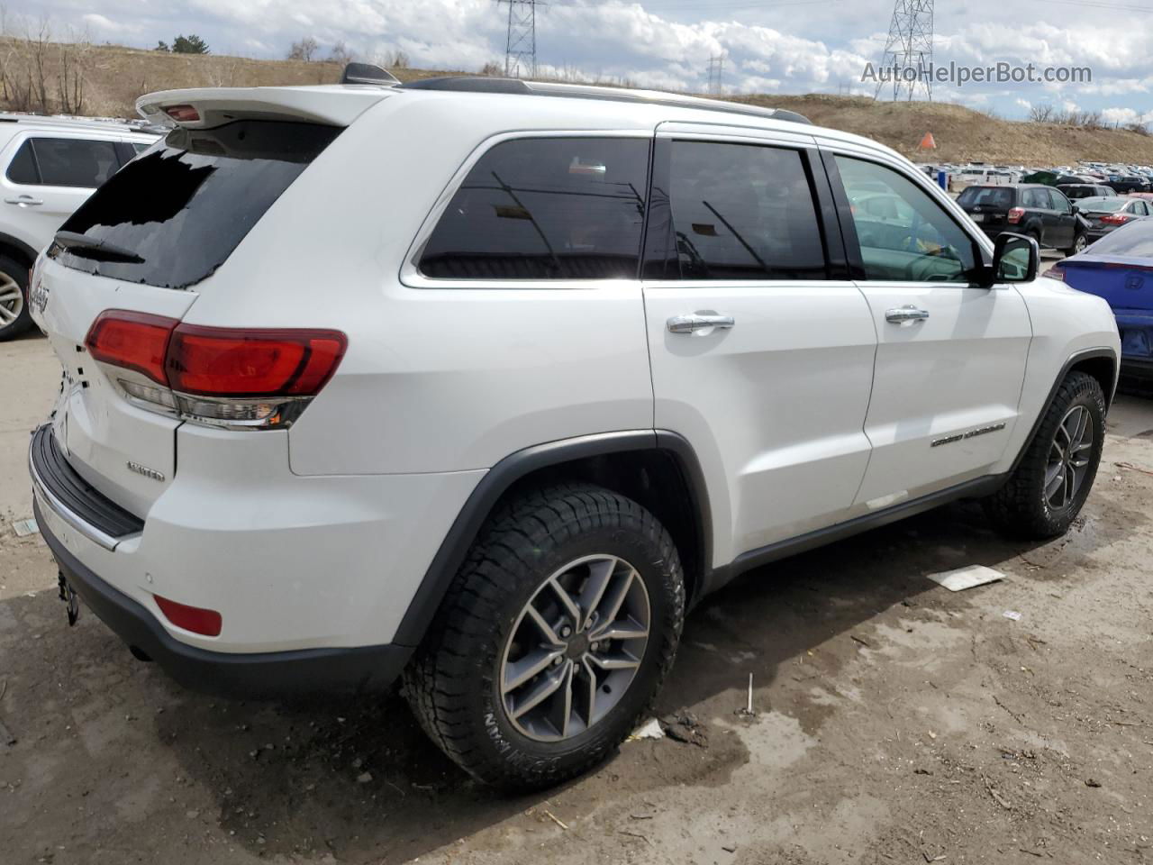 2021 Jeep Grand Cherokee Limited White vin: 1C4RJFBG6MC664809