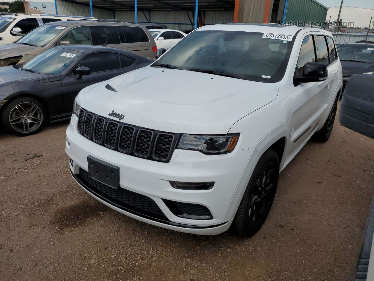 2021 Jeep Grand Cherokee Limited White vin: 1C4RJFBG6MC730341