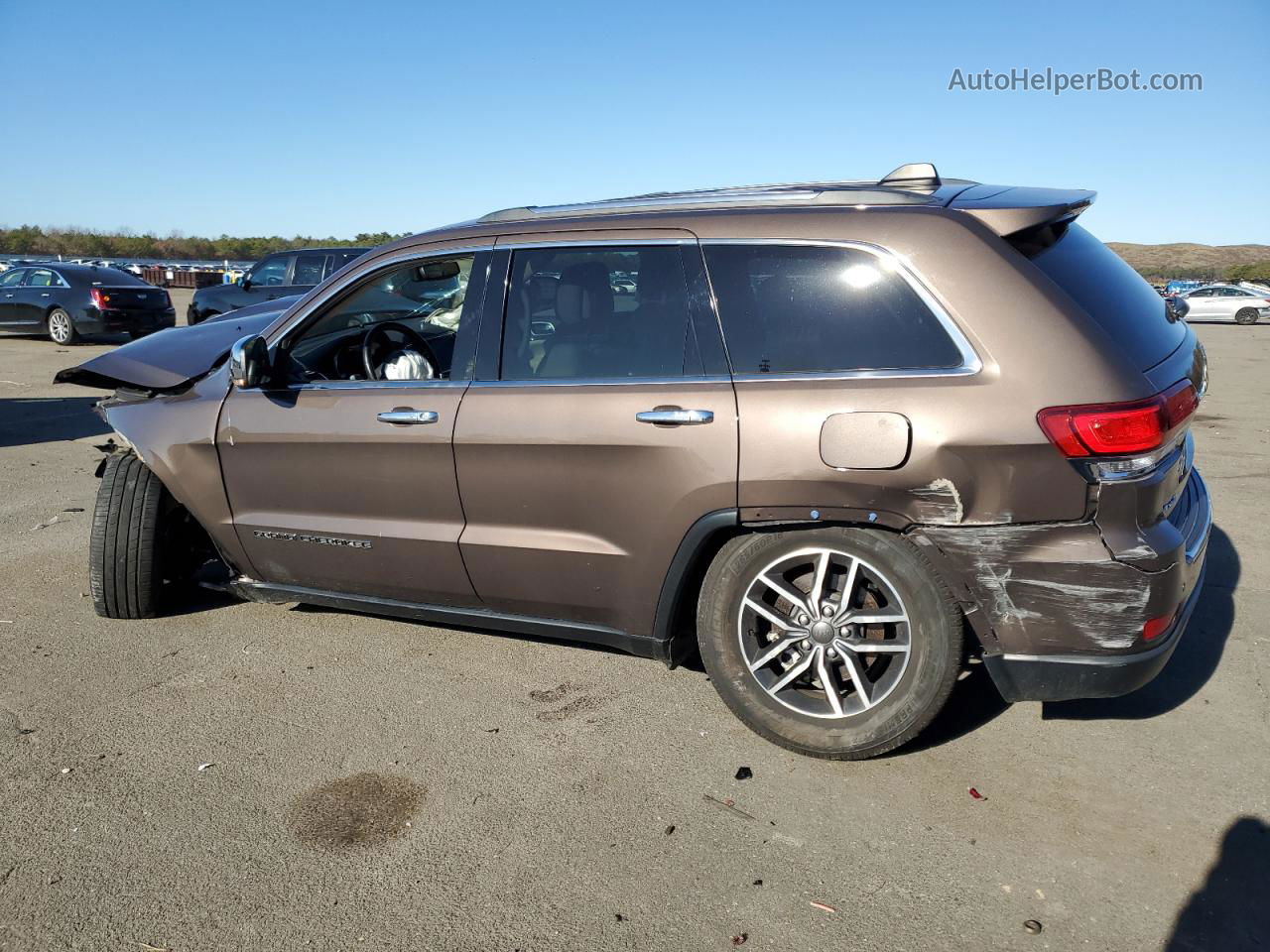 2021 Jeep Grand Cherokee Limited Коричневый vin: 1C4RJFBG6MC758138