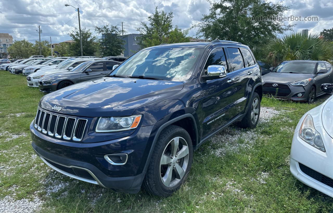 2014 Jeep Grand Cherokee Limited Blue vin: 1C4RJFBG7EC279812