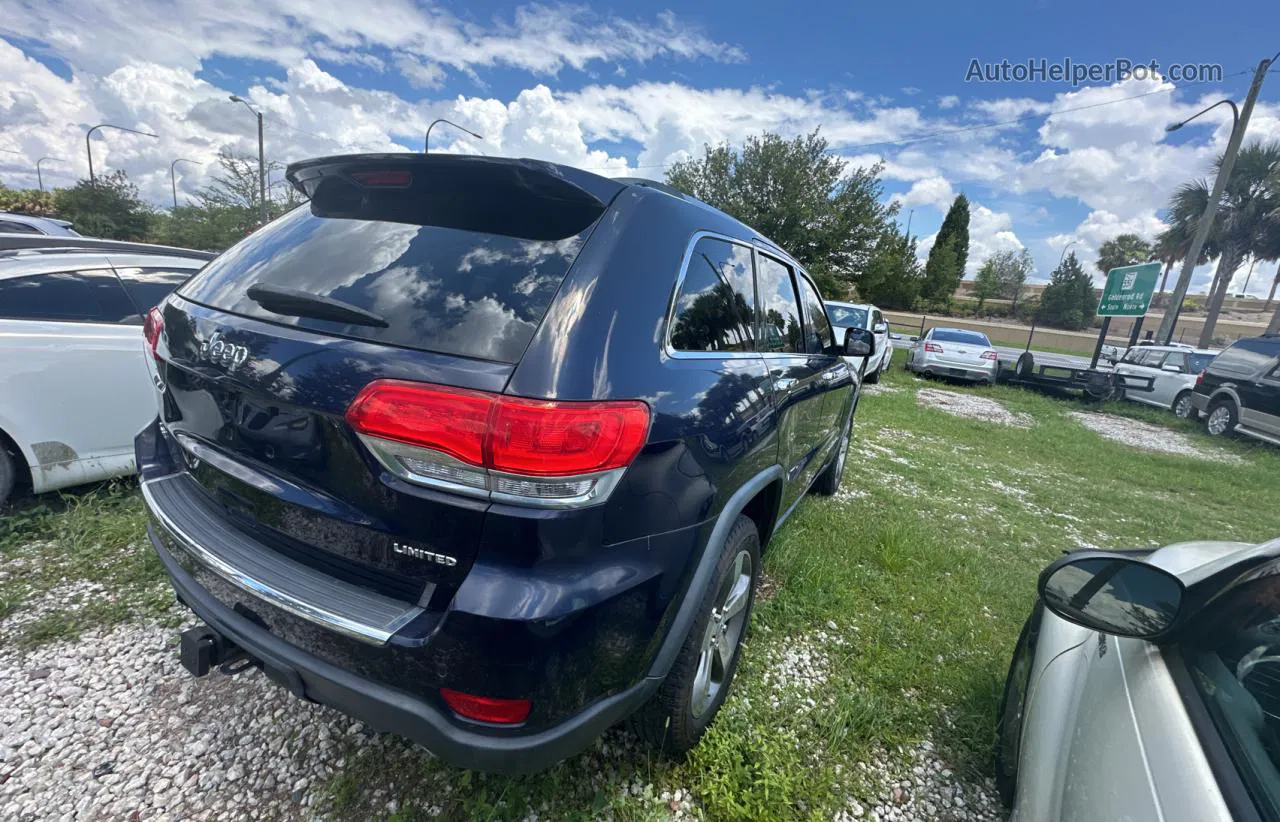 2014 Jeep Grand Cherokee Limited Blue vin: 1C4RJFBG7EC279812