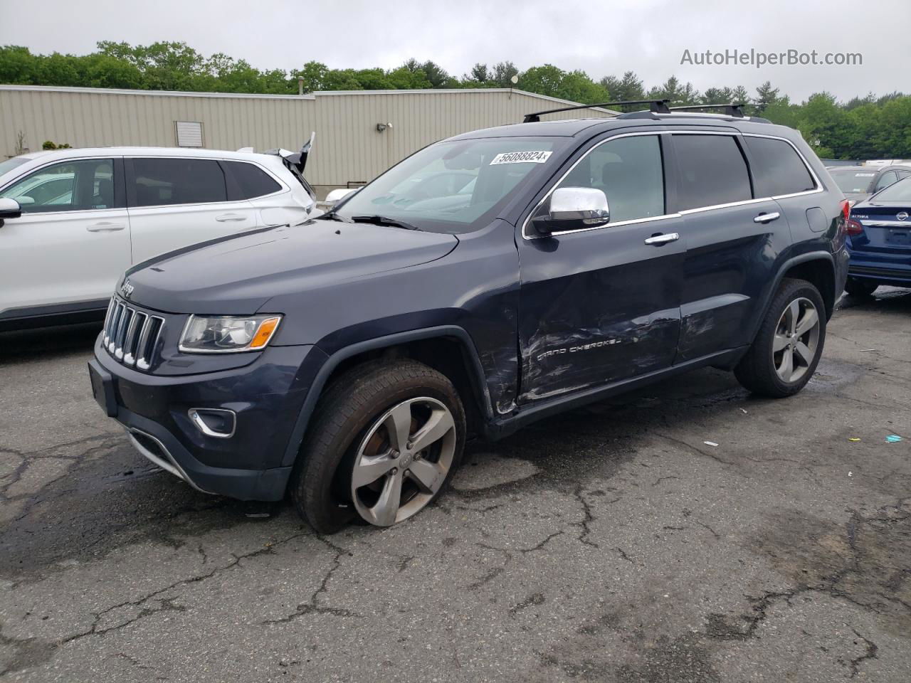 2014 Jeep Grand Cherokee Limited Blue vin: 1C4RJFBG7EC347171