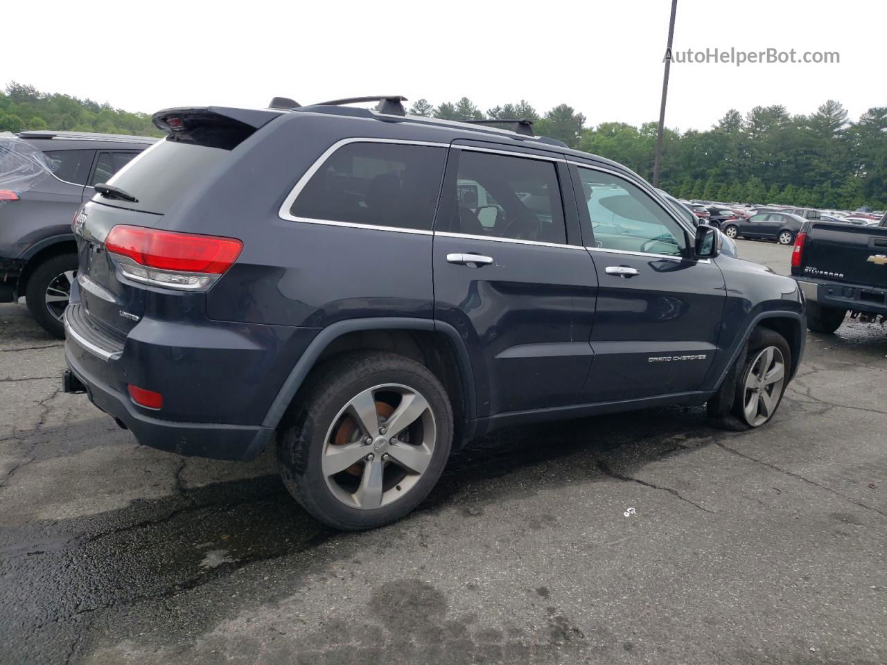 2014 Jeep Grand Cherokee Limited Blue vin: 1C4RJFBG7EC347171