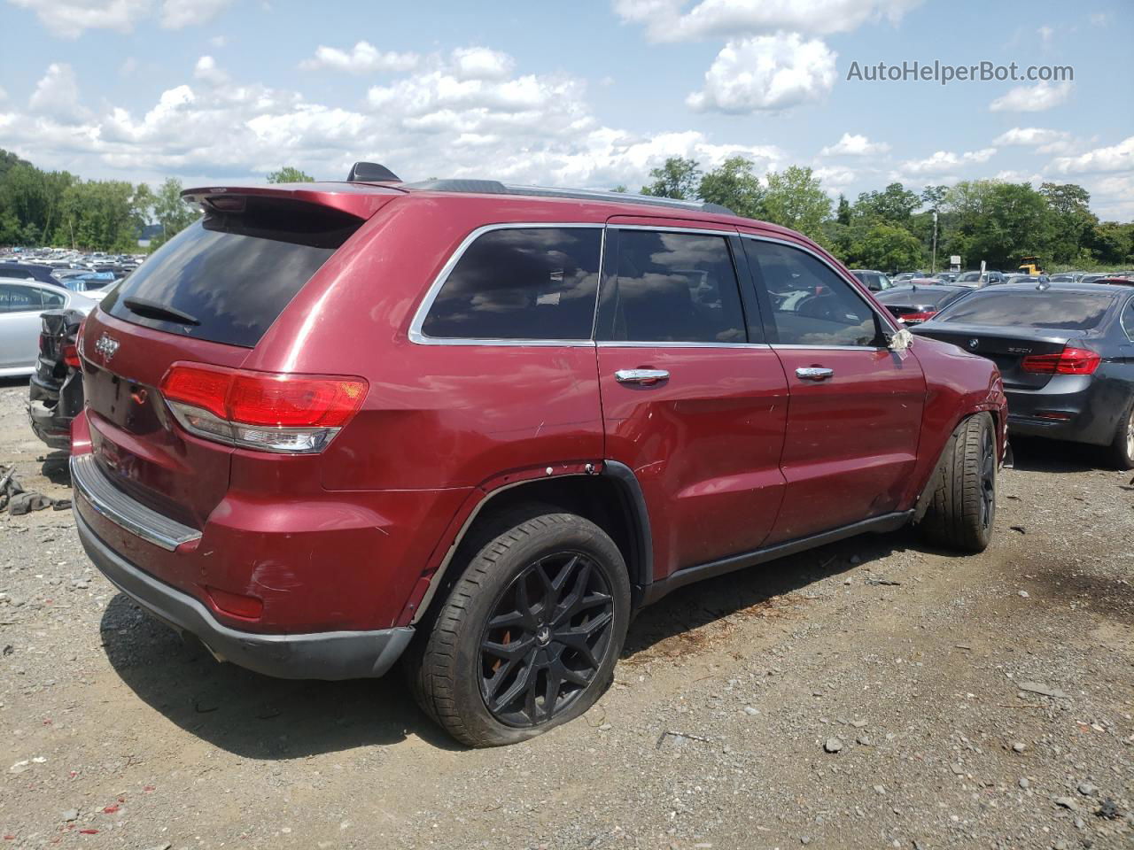 2014 Jeep Grand Cherokee Limited Maroon vin: 1C4RJFBG7EC399786