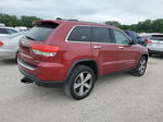 2014 Jeep Grand Cherokee Limited Burgundy vin: 1C4RJFBG7EC568365