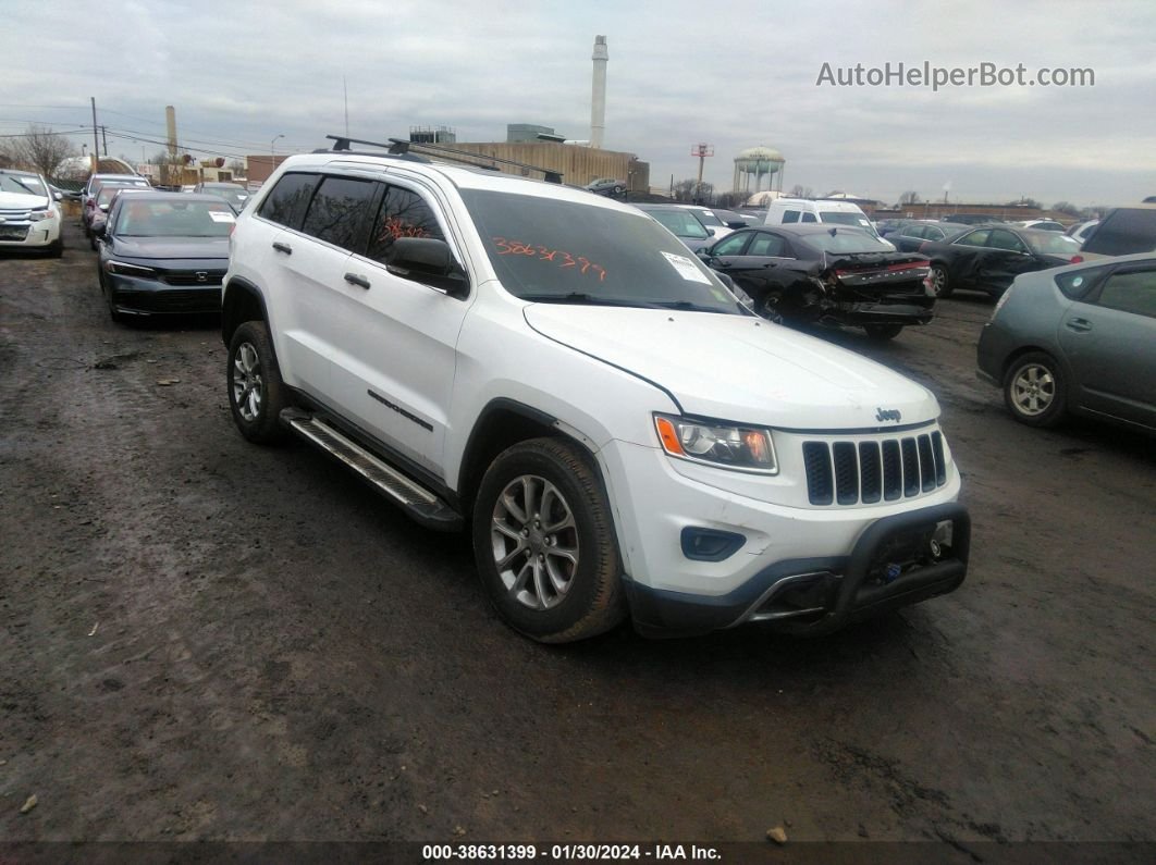2015 Jeep Grand Cherokee Limited White vin: 1C4RJFBG7FC609126