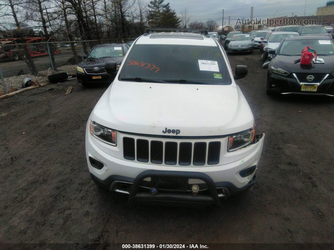 2015 Jeep Grand Cherokee Limited White vin: 1C4RJFBG7FC609126