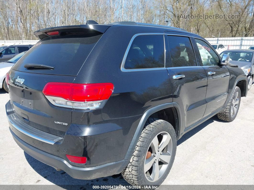 2015 Jeep Grand Cherokee Limited Black vin: 1C4RJFBG7FC650789