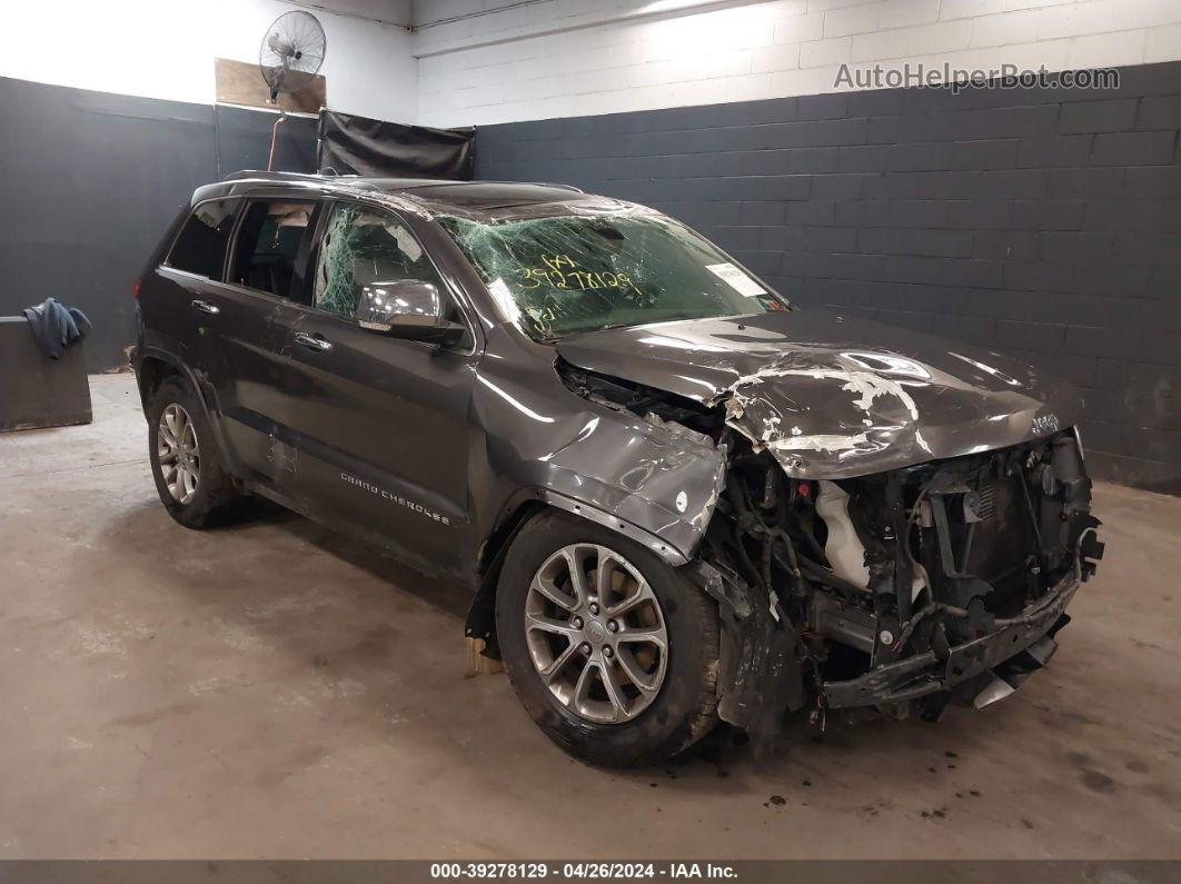 2015 Jeep Grand Cherokee Limited Gray vin: 1C4RJFBG7FC737981