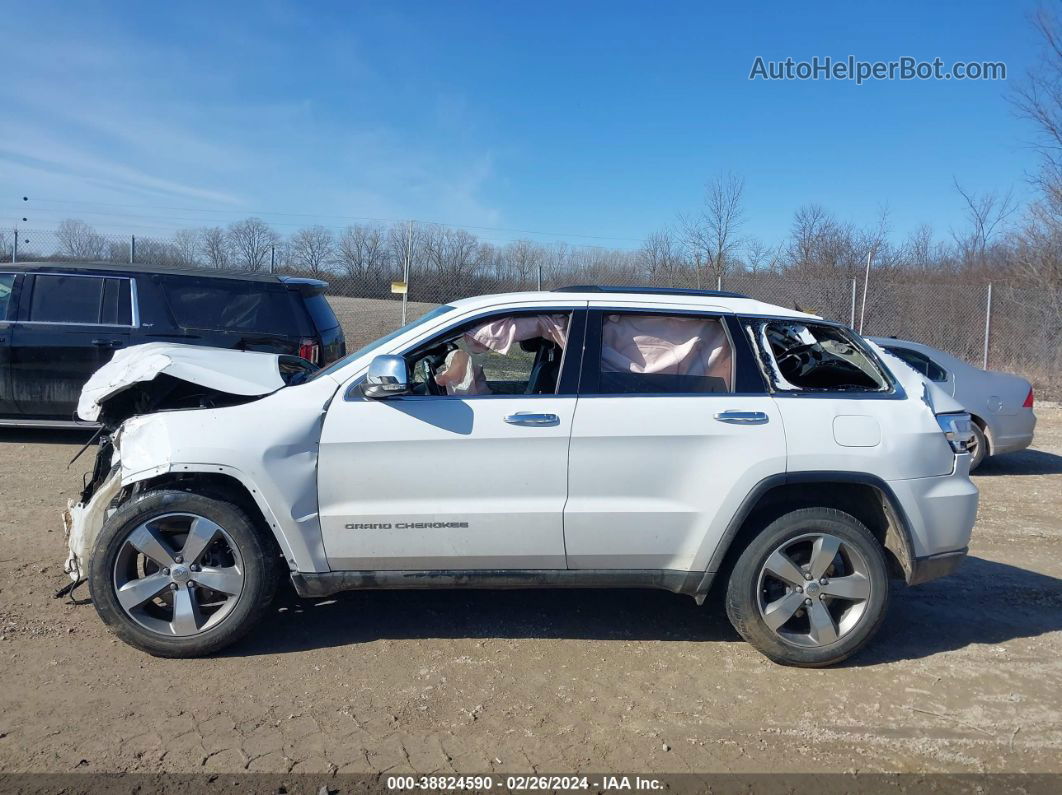 2015 Jeep Grand Cherokee Limited White vin: 1C4RJFBG7FC893101