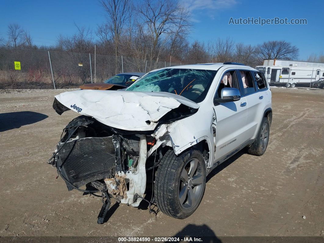 2015 Jeep Grand Cherokee Limited White vin: 1C4RJFBG7FC893101