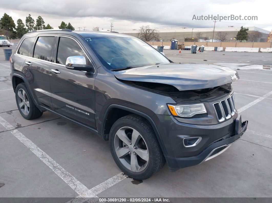 2015 Jeep Grand Cherokee Limited Серый vin: 1C4RJFBG7FC940997