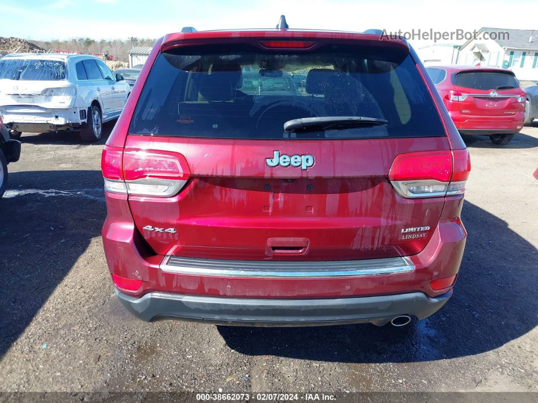 2017 Jeep Grand Cherokee Limited 4x4 Maroon vin: 1C4RJFBG7HC874552