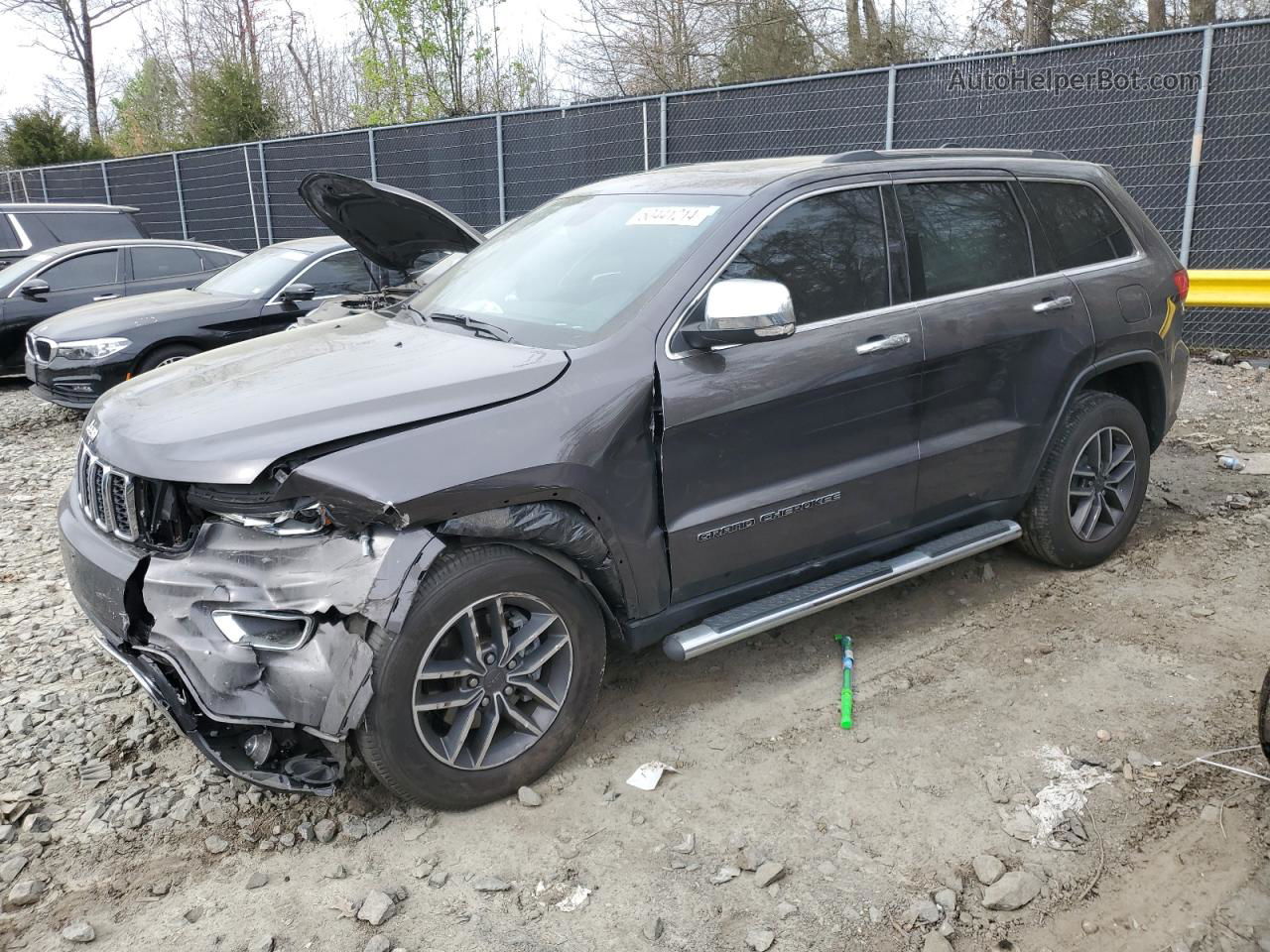 2019 Jeep Grand Cherokee Limited Угольный vin: 1C4RJFBG7KC610920