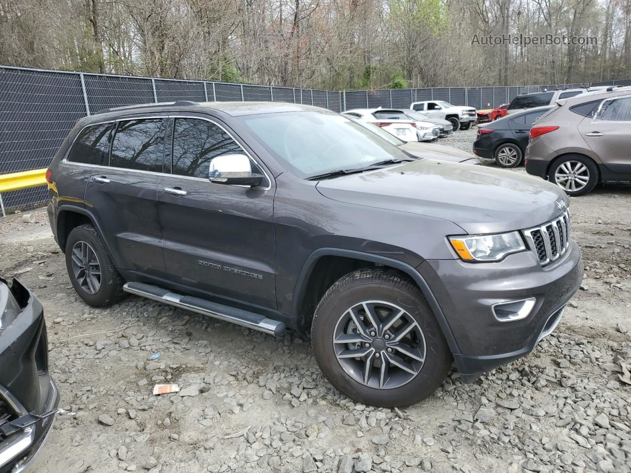 2019 Jeep Grand Cherokee Limited Угольный vin: 1C4RJFBG7KC610920