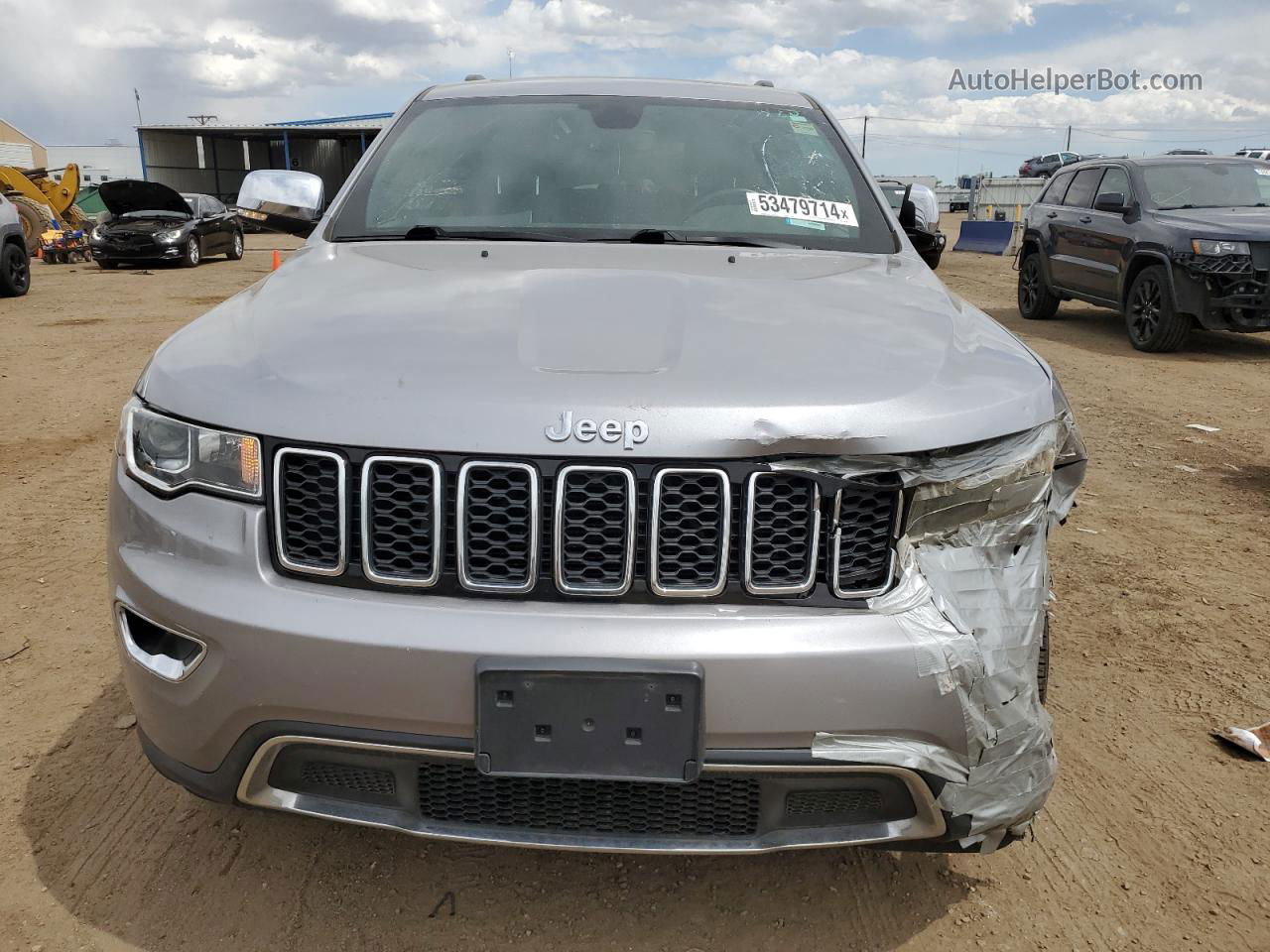 2019 Jeep Grand Cherokee Limited Silver vin: 1C4RJFBG7KC638300