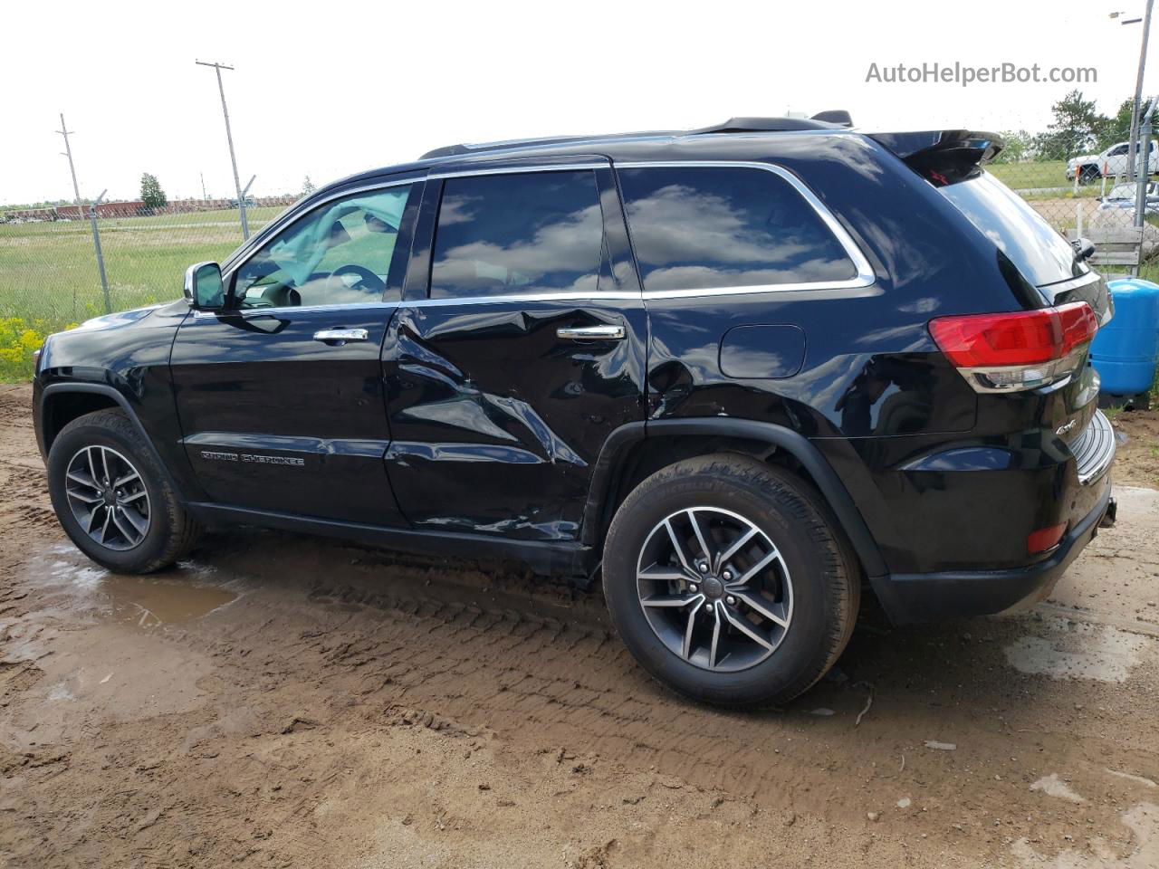 2019 Jeep Grand Cherokee Limited Black vin: 1C4RJFBG7KC639026