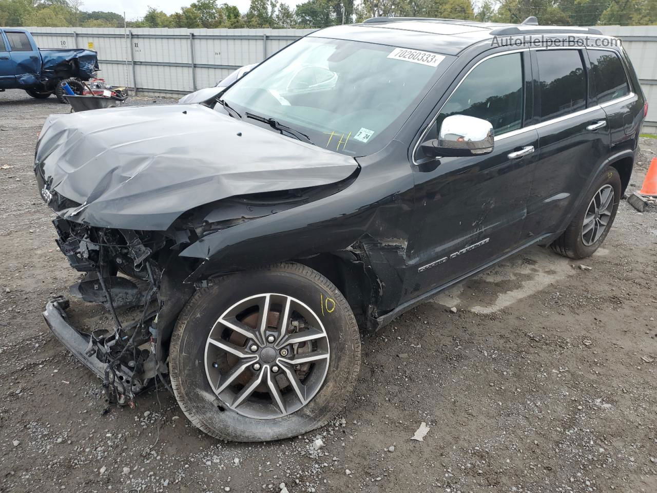 2019 Jeep Grand Cherokee Limited Black vin: 1C4RJFBG7KC696052