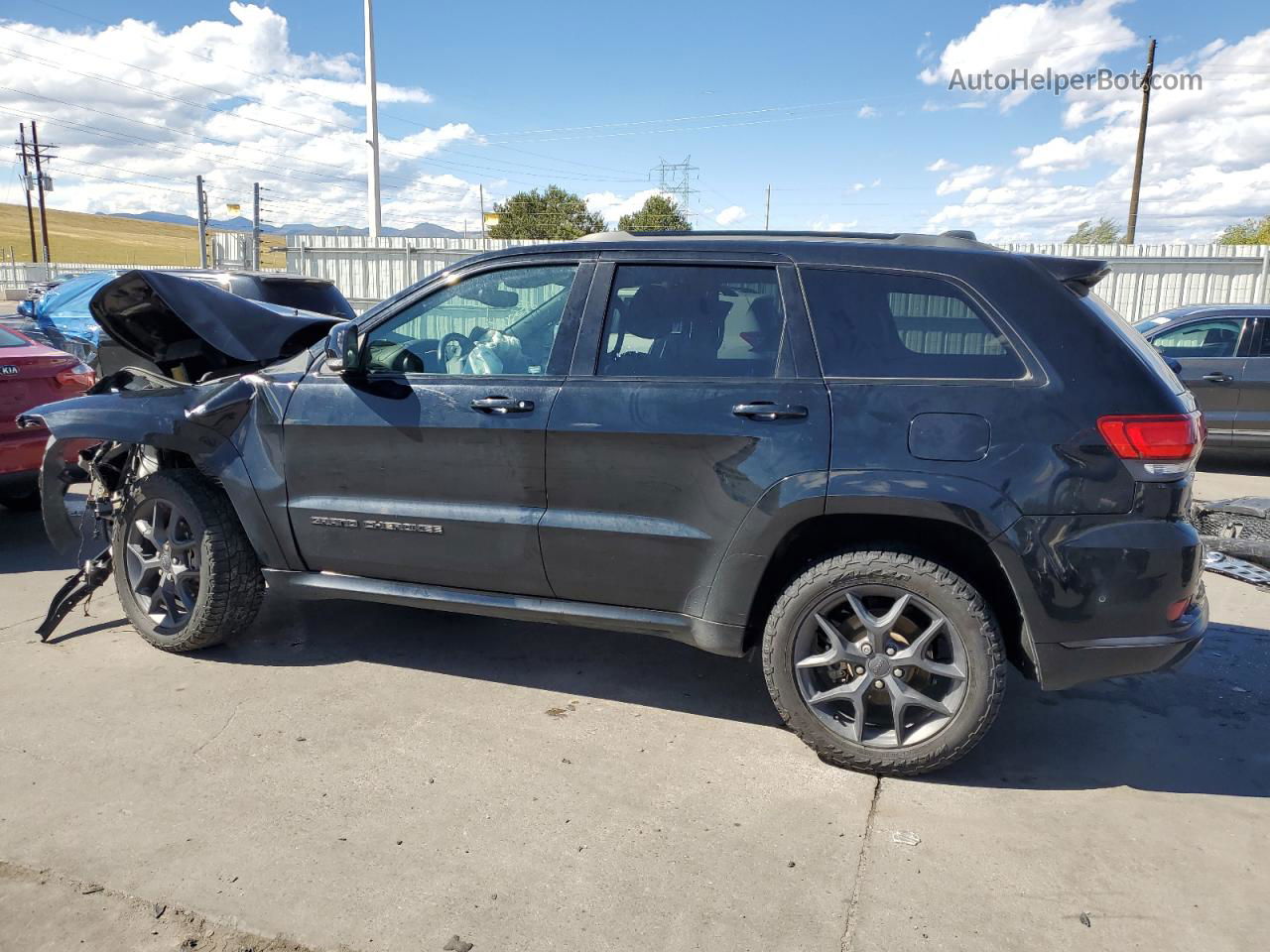 2019 Jeep Grand Cherokee Limited Черный vin: 1C4RJFBG7KC842210