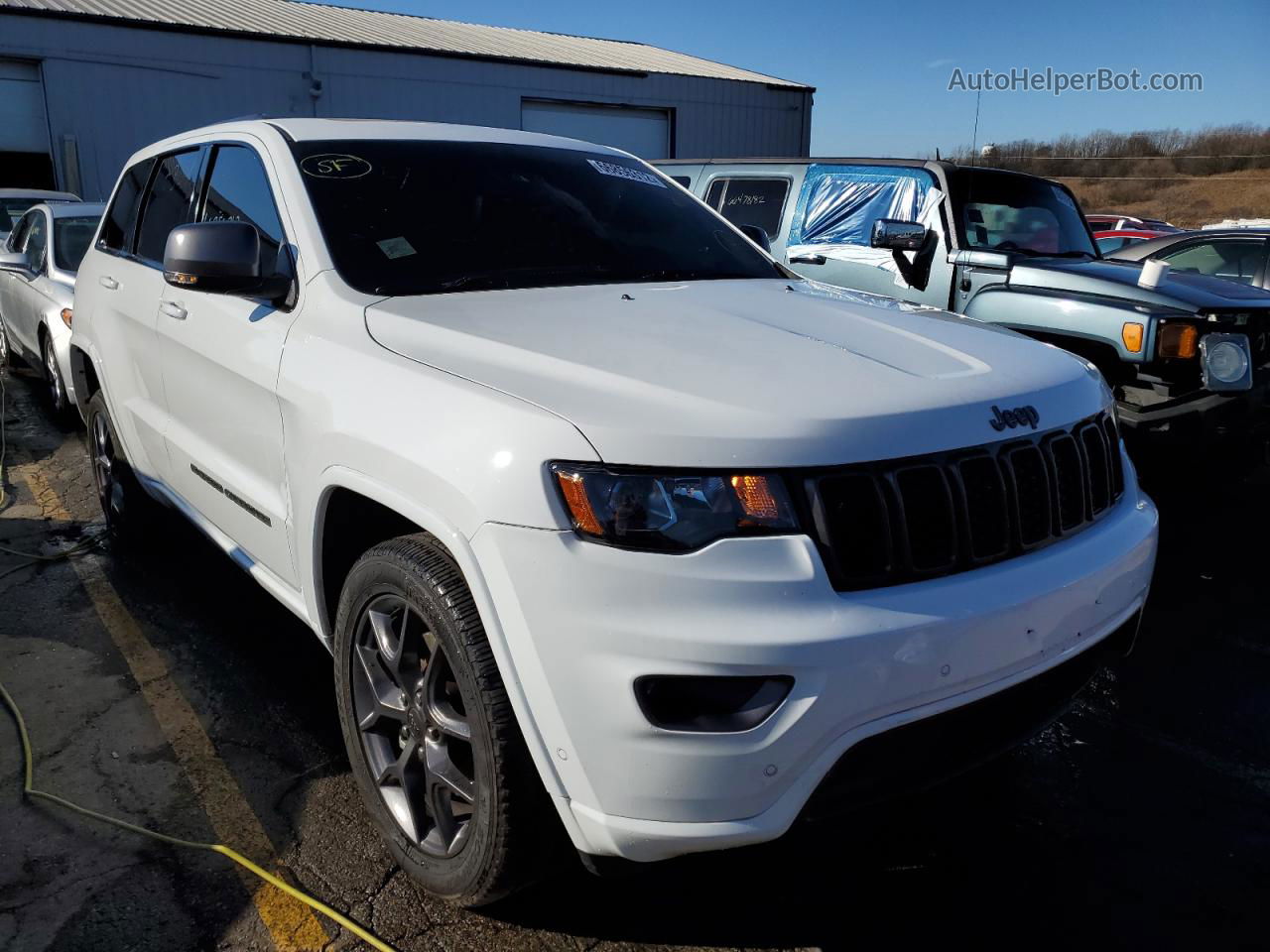 2021 Jeep Grand Cherokee Limited Белый vin: 1C4RJFBG7MC559633