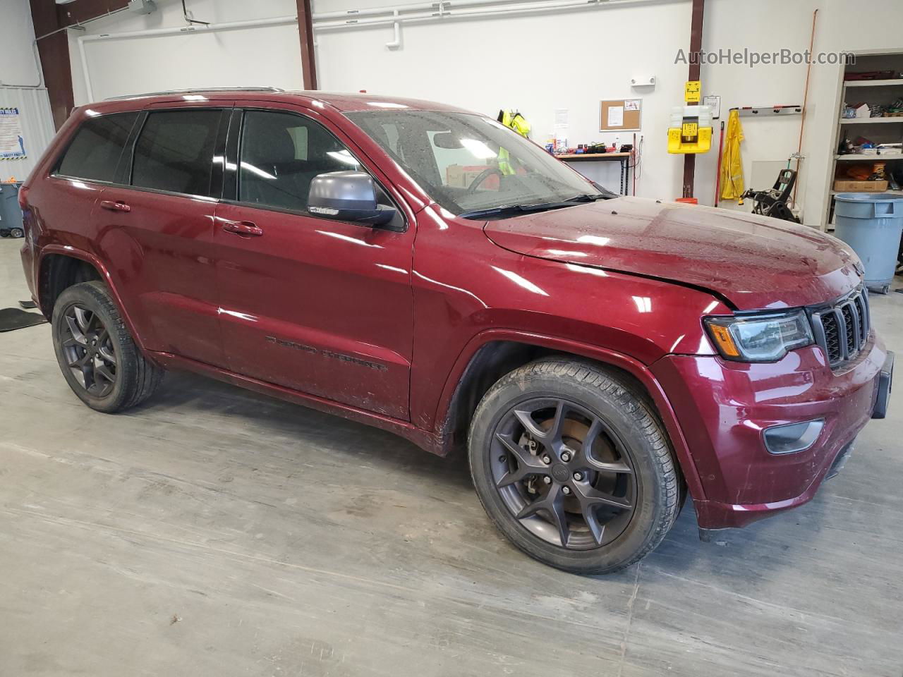 2021 Jeep Grand Cherokee Limited Red vin: 1C4RJFBG7MC652653