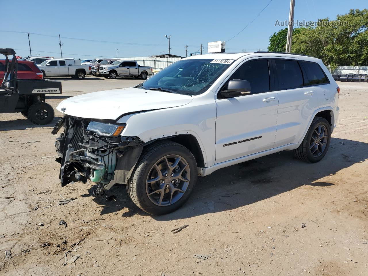 2021 Jeep Grand Cherokee Limited White vin: 1C4RJFBG7MC710597