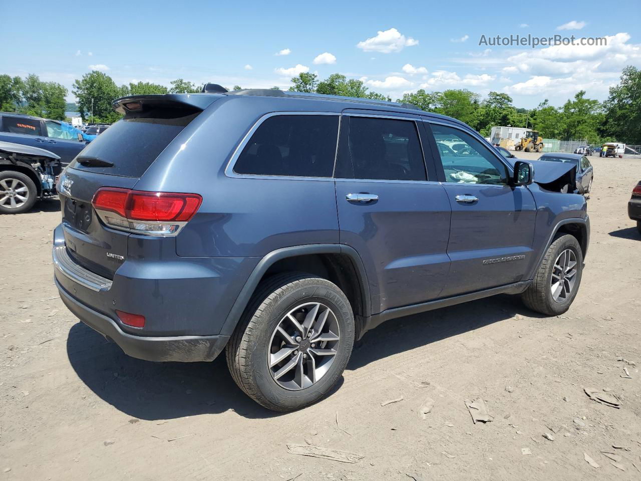 2021 Jeep Grand Cherokee Limited Blue vin: 1C4RJFBG7MC754633