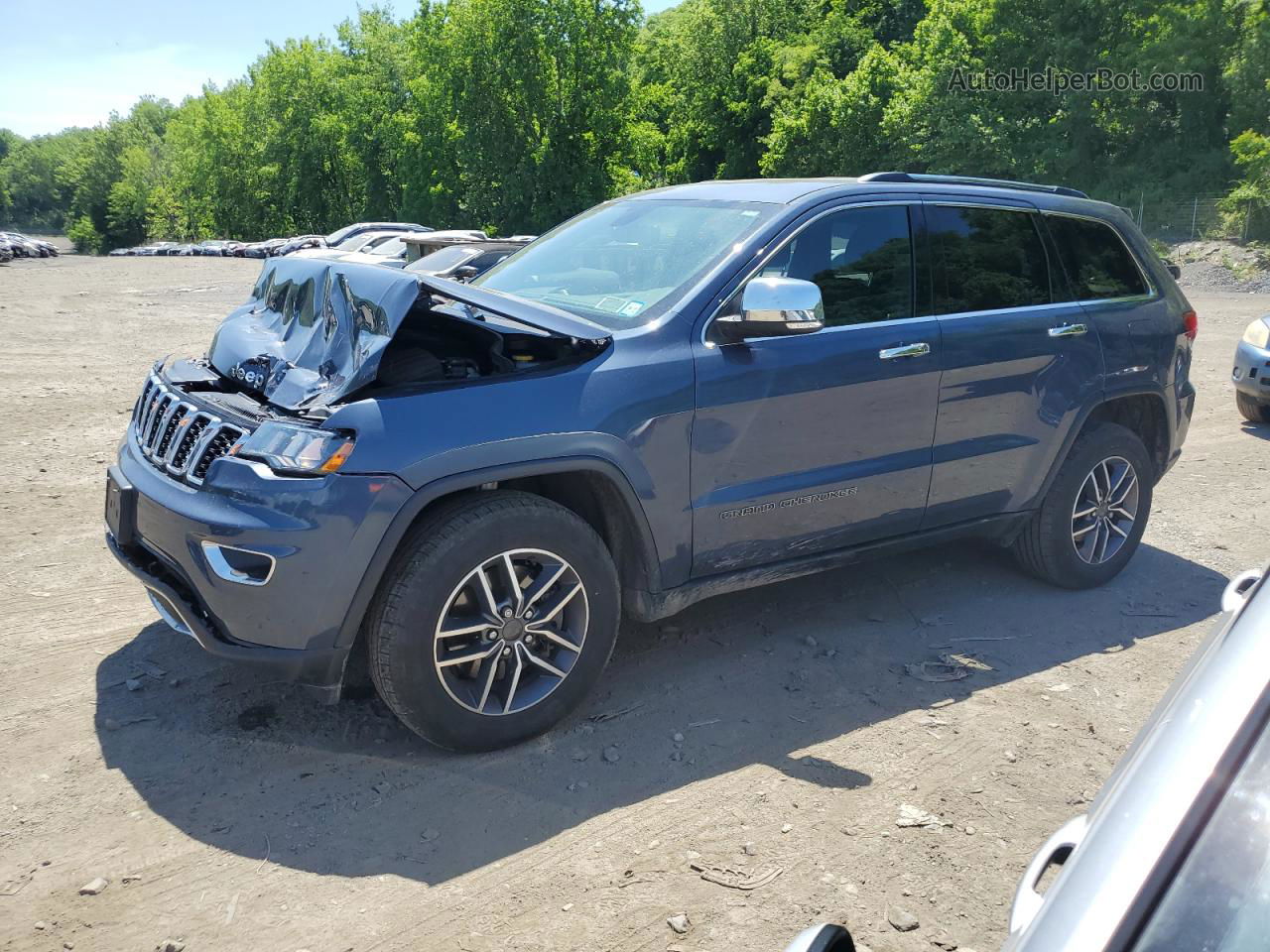 2021 Jeep Grand Cherokee Limited Blue vin: 1C4RJFBG7MC754633