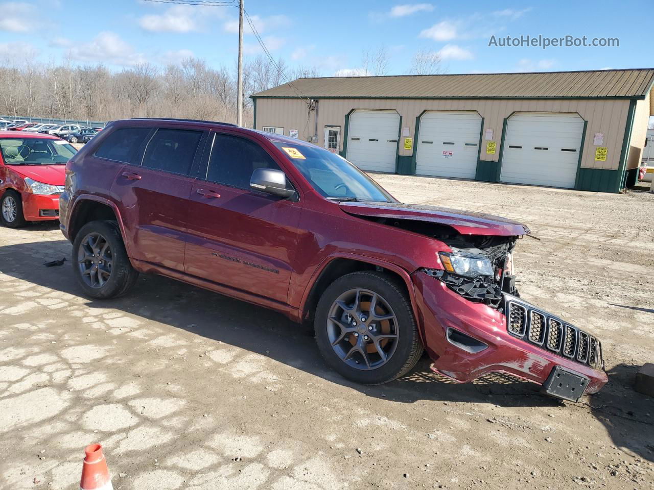 2021 Jeep Grand Cherokee Limited Burgundy vin: 1C4RJFBG7MC857857