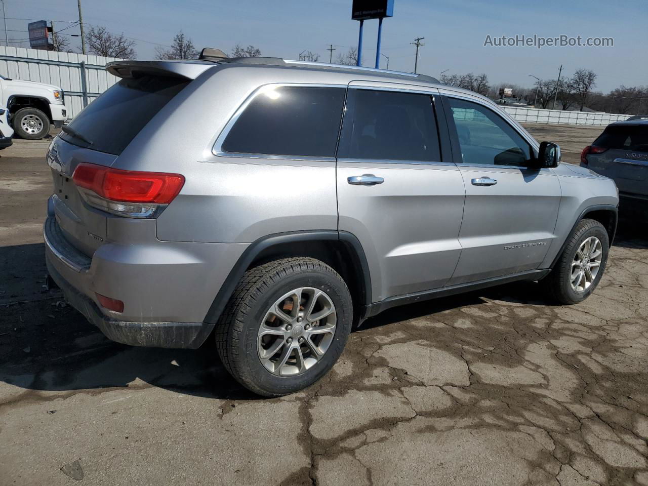 2014 Jeep Grand Cherokee Limited Silver vin: 1C4RJFBG8EC185910