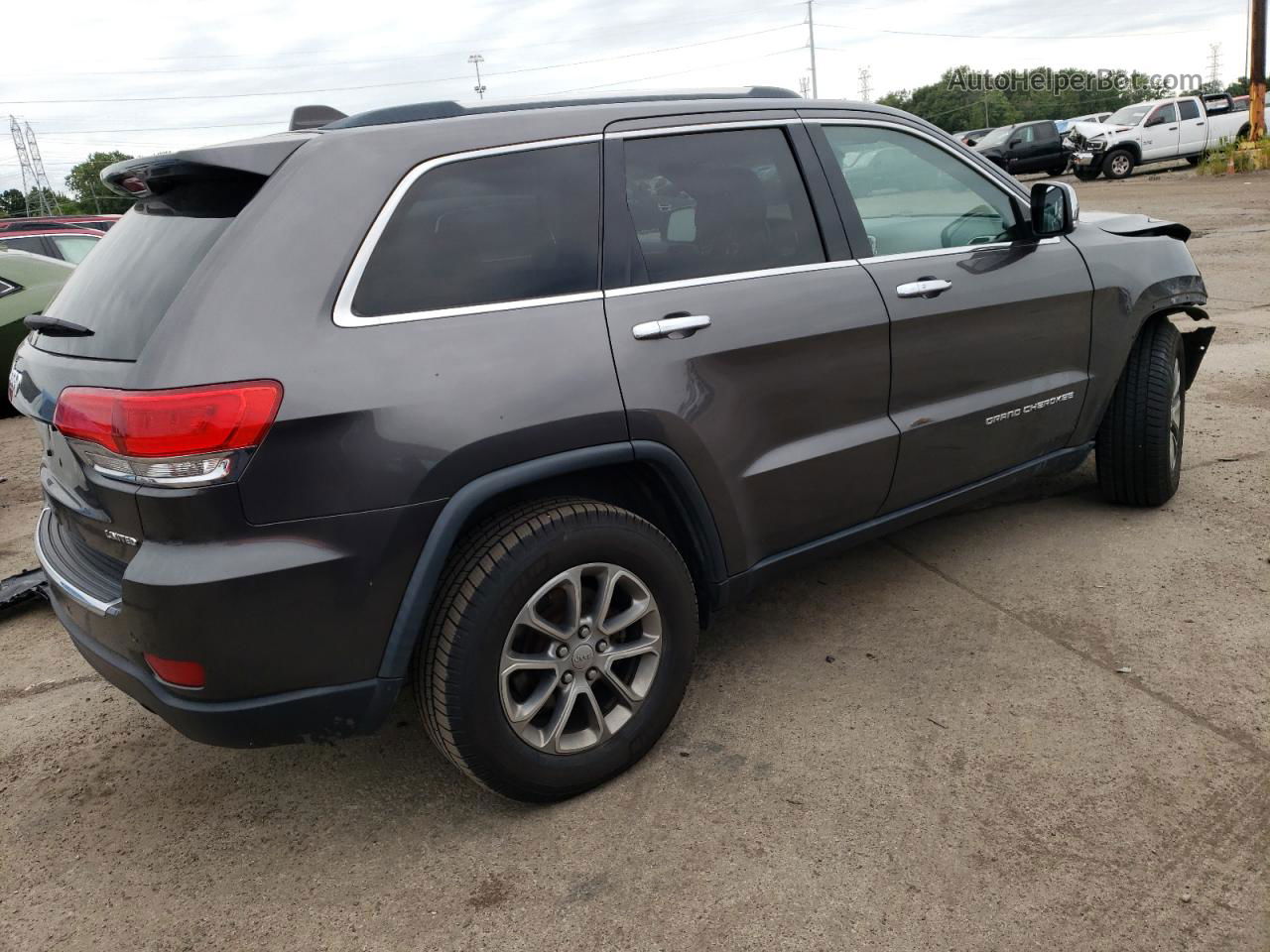 2014 Jeep Grand Cherokee Limited Gray vin: 1C4RJFBG8EC189908