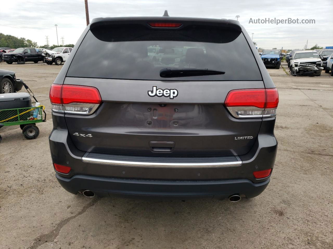 2014 Jeep Grand Cherokee Limited Gray vin: 1C4RJFBG8EC189908