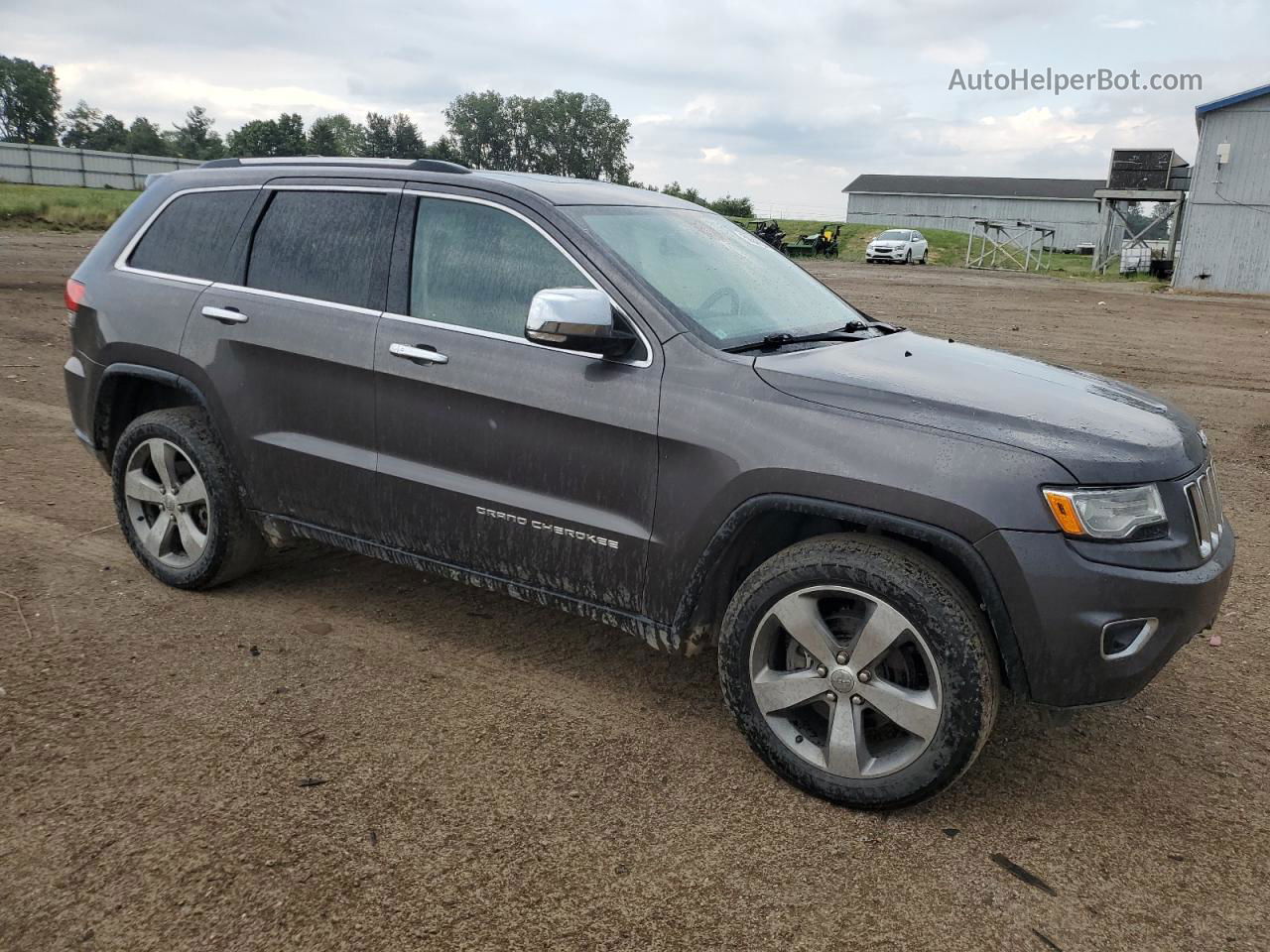 2014 Jeep Grand Cherokee Limited Серый vin: 1C4RJFBG8EC324952