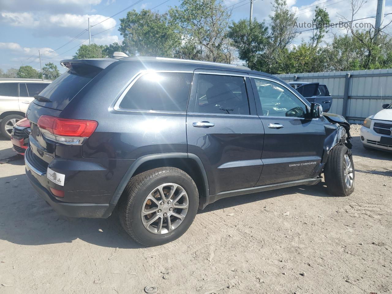 2014 Jeep Grand Cherokee Limited Gray vin: 1C4RJFBG8EC425540