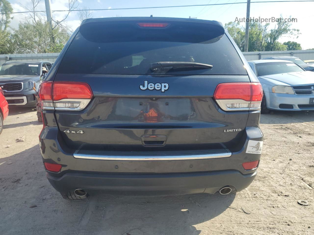 2014 Jeep Grand Cherokee Limited Gray vin: 1C4RJFBG8EC425540