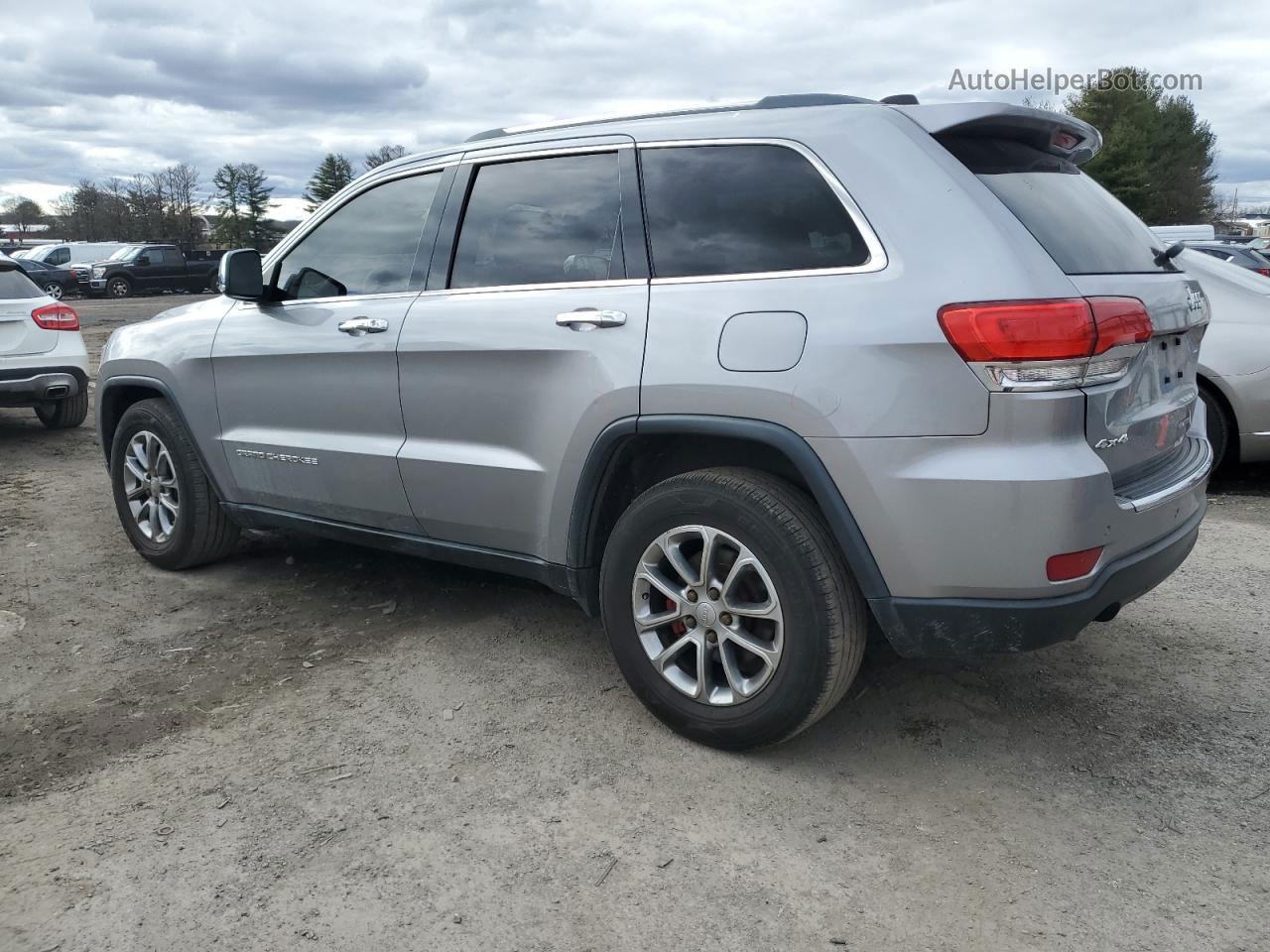 2014 Jeep Grand Cherokee Limited Silver vin: 1C4RJFBG8EC448316