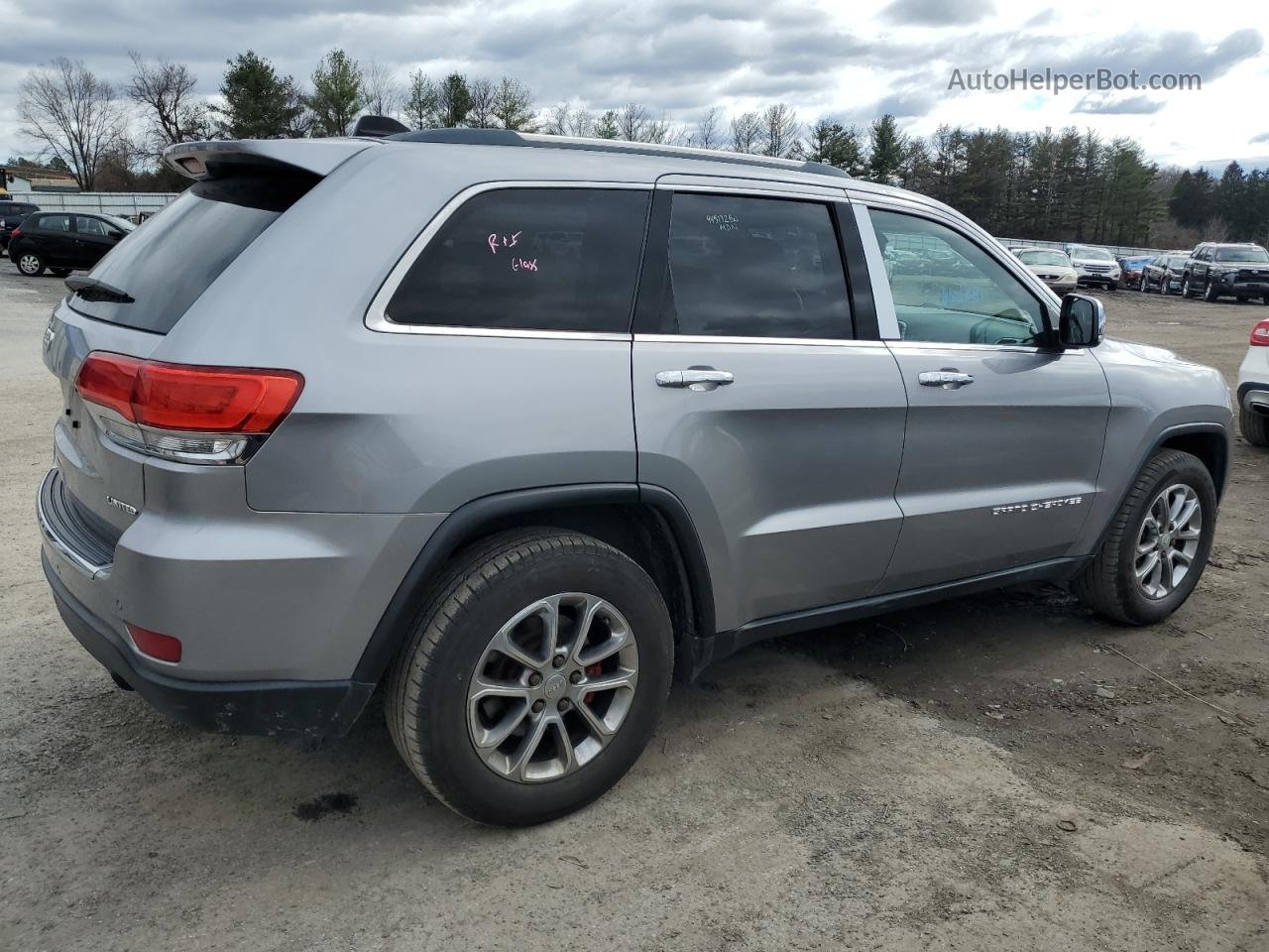 2014 Jeep Grand Cherokee Limited Silver vin: 1C4RJFBG8EC448316