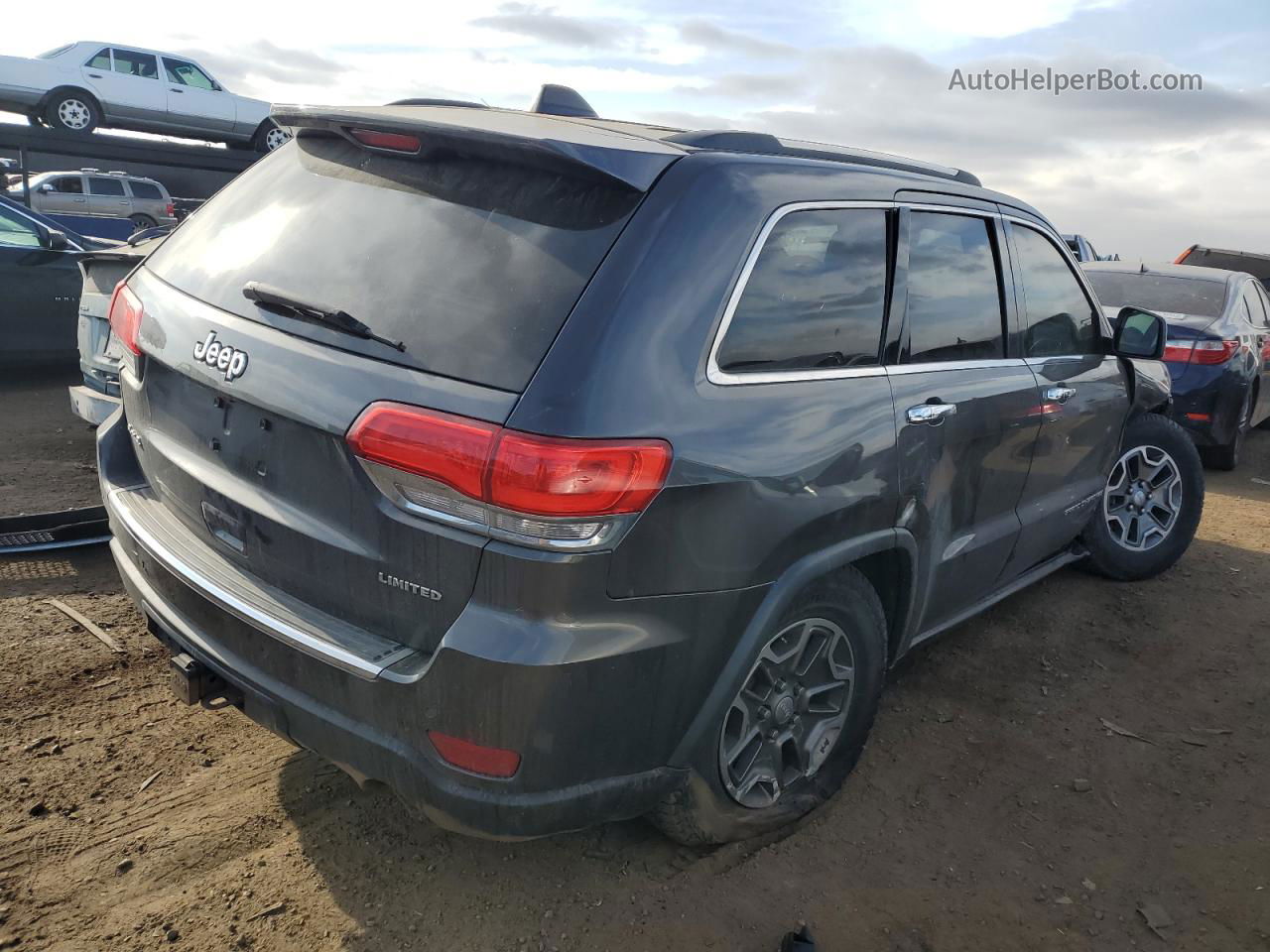 2014 Jeep Grand Cherokee Limited Gray vin: 1C4RJFBG8EC489965