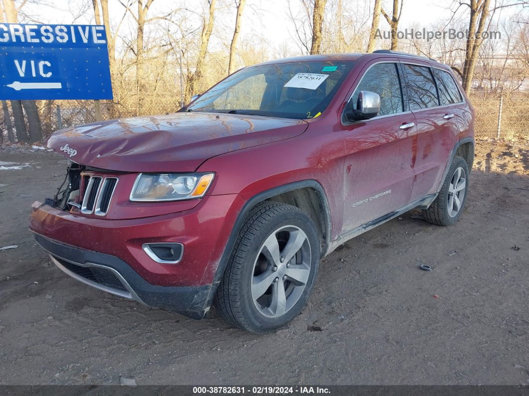 2015 Jeep Grand Cherokee Limited Burgundy vin: 1C4RJFBG8FC186055