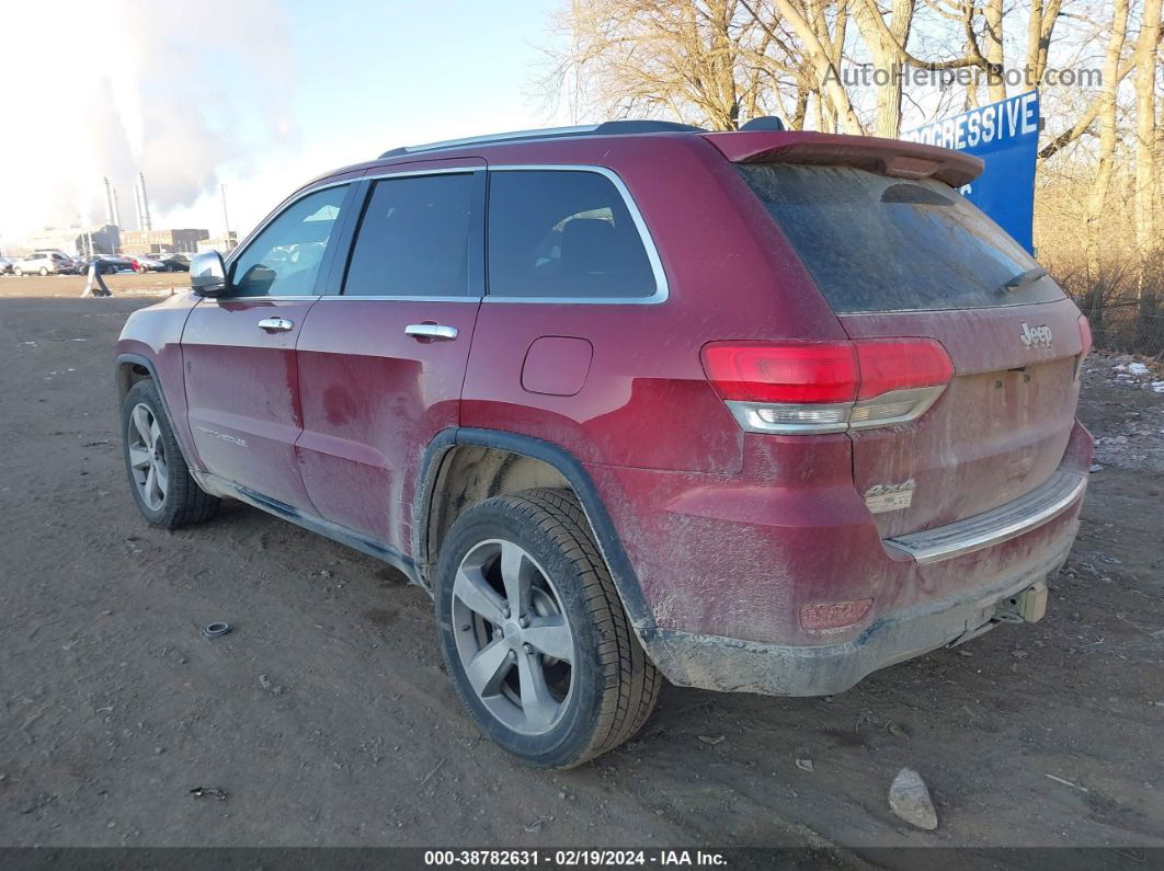 2015 Jeep Grand Cherokee Limited Burgundy vin: 1C4RJFBG8FC186055